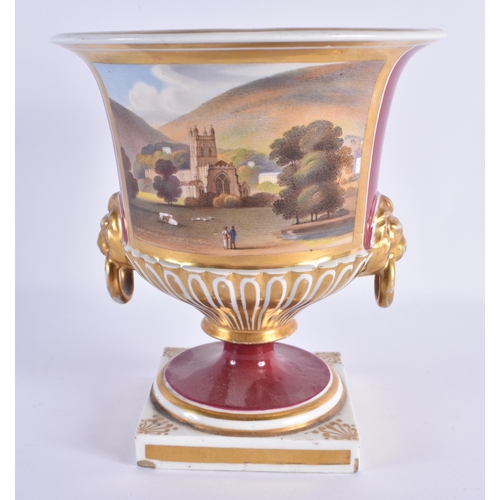 33 - TWO EARLY 19TH CENTURY CHAMBERLAINS WORCESTER DISHES together with a similar Chamberlains vase paint... 