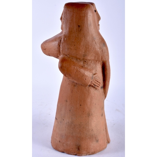 539 - A LARGE TERRACOTTA SCULPTURE signed BAE. 35 cm high.