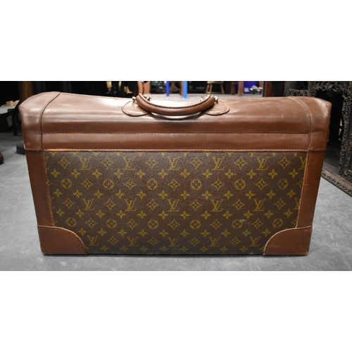 759 - A LOUIS VUITTON TRAVEL BAG. 64 cm x 48cm.