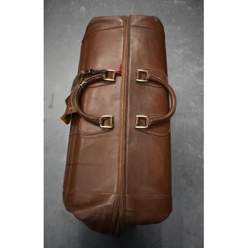 759 - A LOUIS VUITTON TRAVEL BAG. 64 cm x 48cm.