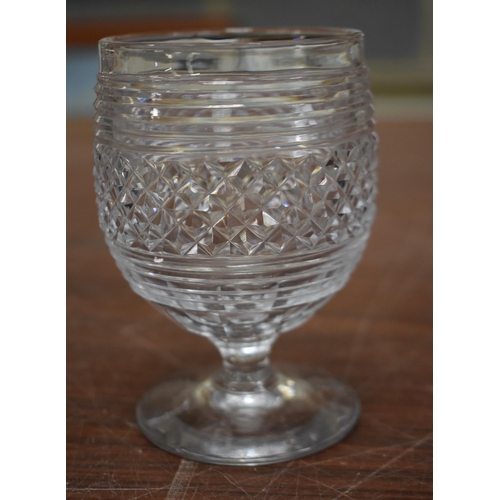 761 - TEN ANTIQUE GLASSES. 9.75 cm high. (10)