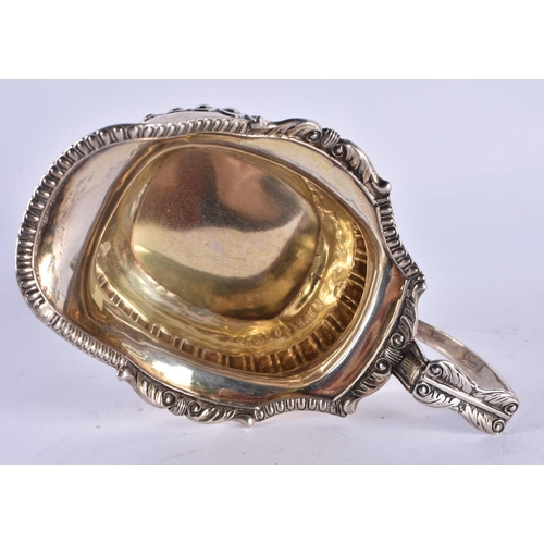 1090 - A GEORGE III SILVER CREAM BOAT. London 1808. 226 grams. 10 cm x 15.5 cm.