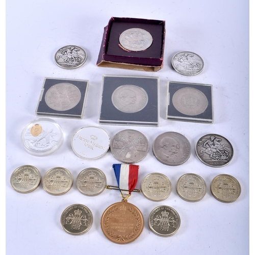 1132 - ASSORTED SILVER PROOF COINS etc. (qty)