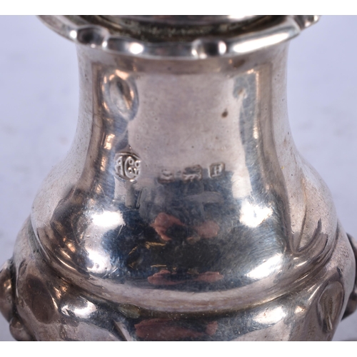 1283 - An Early 20th Century Silver Cruet by Alexander Clark & Co Ltd, Hallmarked Birmingham 1932. Mustard ... 