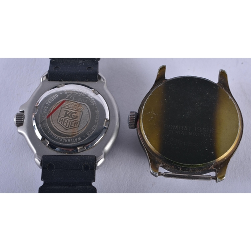 1383 - TWO WRISTWATCHES. Largest 3.25cm wide inc crown. (2)