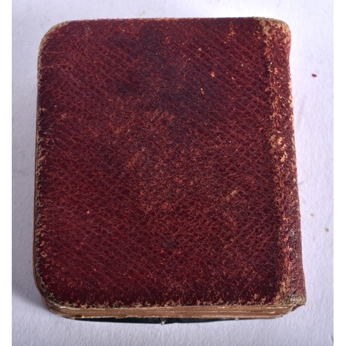 1422 - An Edwardian Common Prayer Book with Silver Mounts. Hallmarked Birmingham 1905. 5.6cm x 4.7cm x 1.4c... 