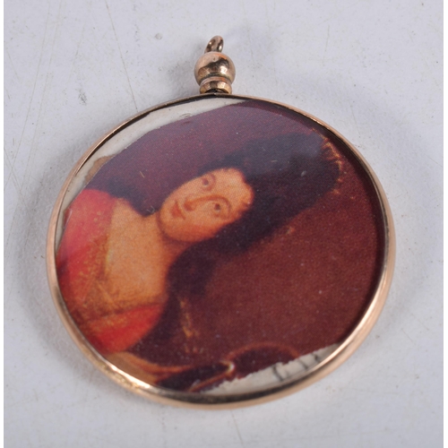 1491 - A 9CT GOLD LOCKET. 5.6 grams overall. 4 cm x 3.25cm.