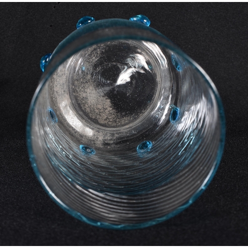 118 - A MURANO OPAL TINTED SALVIATI GLASS. 10 cm high.