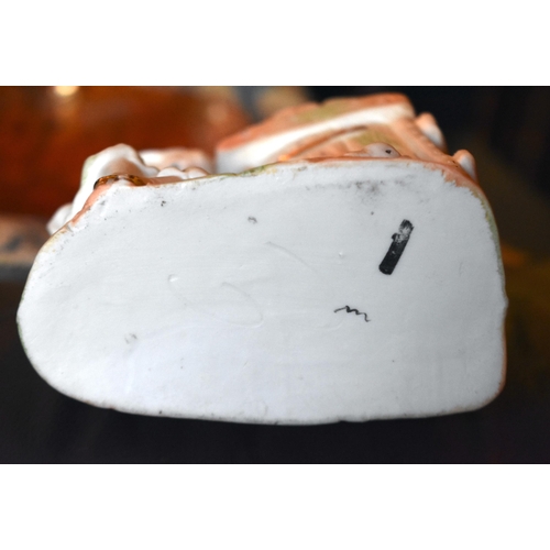 122 - A LARGE COLLECTION OF ANTIQUE GERMAN PORCELAIN BISQUE FIGURES in various forms and sizes. Largest 27... 