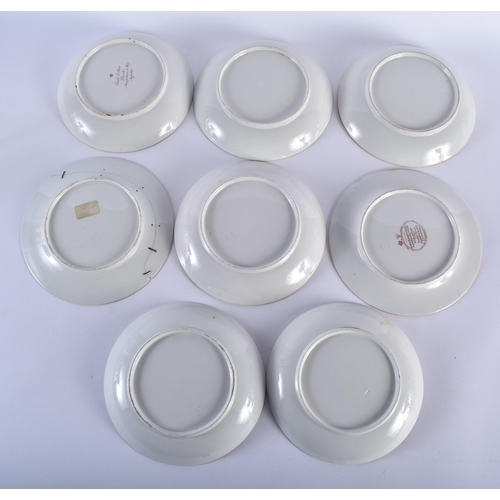 70 - ASSORTED EARLY 19TH CENTURY FLIGHT BARR AND BARR WORCESTER PLATES. (qty)