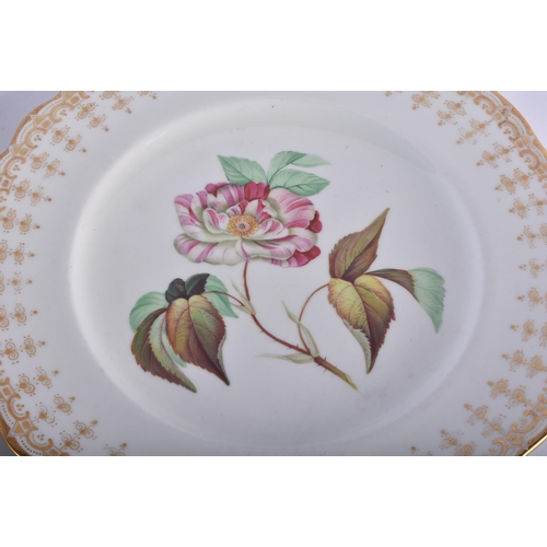 72 - ASSORTED EARLY 19TH CENTURY FLIGHT BARR AND BARR WORCESTER PLATES. (qty)