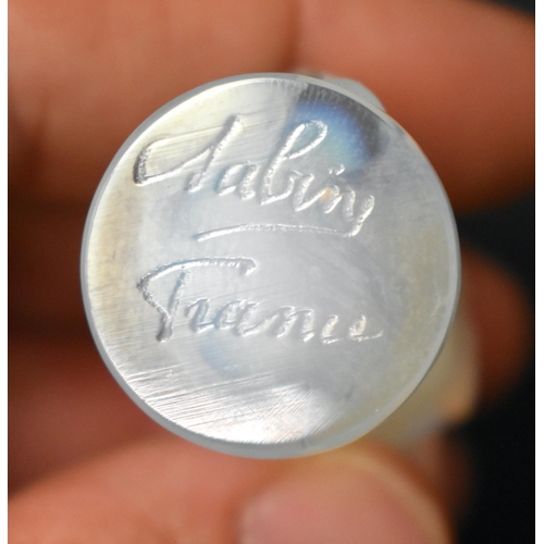 81 - TWO FRENCH ART DECO SABINO GLASS ANIMALS. 6 cm high. (2)