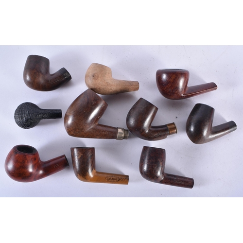 142 - TEN NAMED VINTAGE PIPES 2 x La Roppestine, Savinelli, Big Ben, Comoy's, Racine, Big Ben Ranger, Real... 