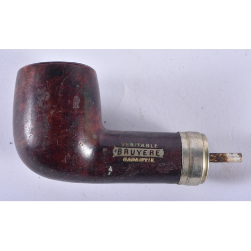 143 - TEN NAMED VINTAGE PIPES St Claude, Birmingham Sandblast, 2 x Real Briar, Camelia, Leeds, Savinelli, ... 