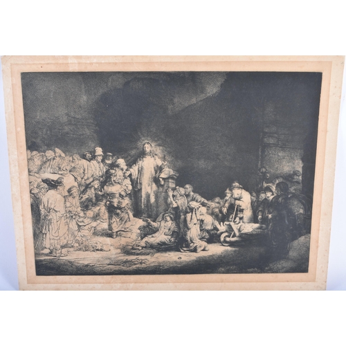 226 - A FOLIO OF ARTWORK including etchings, a pen and ink etc. (qty)