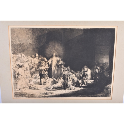 226 - A FOLIO OF ARTWORK including etchings, a pen and ink etc. (qty)