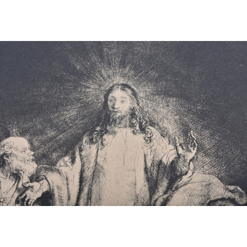 226 - A FOLIO OF ARTWORK including etchings, a pen and ink etc. (qty)