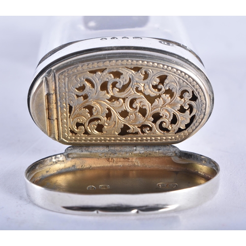 268 - A LOVELY RARE VICTORIAN SILVER SCENT BOTTLE VINAIGRETTE. London 1878. 125 grams overall. 9 cm x 3.75... 