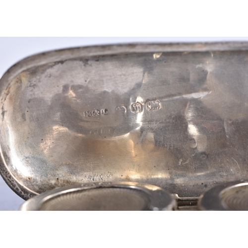 275 - AN ANTIQUE SILVER DOUBLE SOVEREIGN CASE. Birmingham 1896. 29.6 grams. 5.75 cm x 2.75 cm.