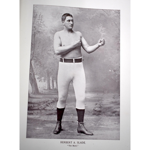 300 - Boxing. Gladiators of the Prize Ring or Pugilist of America by Billy Edwards.  Pub Chicago 1895.  La... 