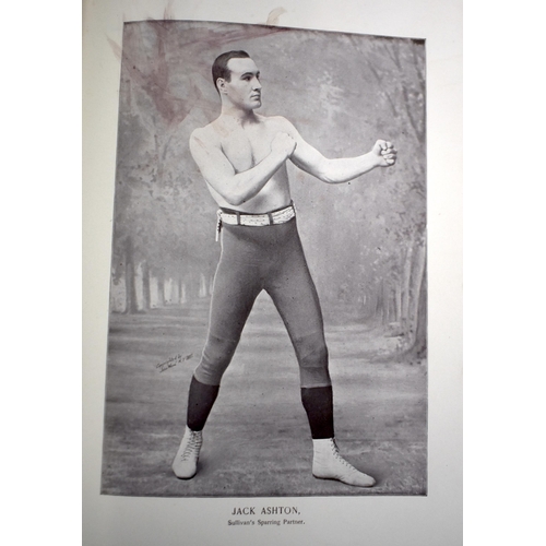 300 - Boxing. Gladiators of the Prize Ring or Pugilist of America by Billy Edwards.  Pub Chicago 1895.  La... 