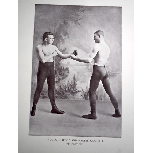 300 - Boxing. Gladiators of the Prize Ring or Pugilist of America by Billy Edwards.  Pub Chicago 1895.  La... 