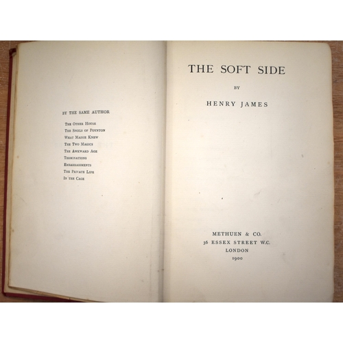 313 - The Soft Side by Henry James. First UK Edition. London 1900. Together with 3 others (4)