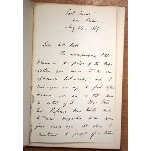 314 - Religion by Arthur Schopenhauer. First UK Edition with 4 page letter from the translator TB Saunders... 