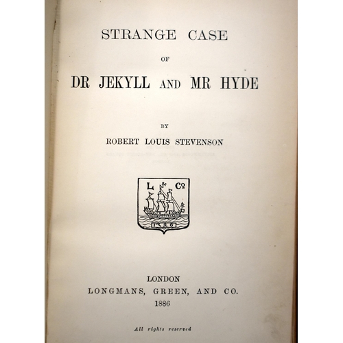 315 - Strange Case Of Doctor Jekyll and Mr Hyde by Robert Louis Stevenson. First Edition.  London 1886 wit... 