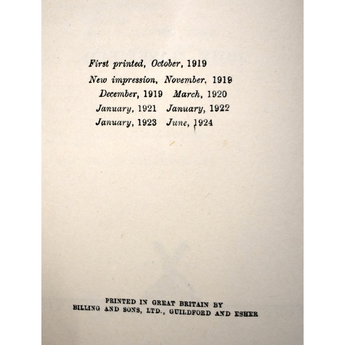 316 - Reynard the Fox by John Masefield. 1924 Reprint inscribed with a verse and a pen doodle by the autho... 