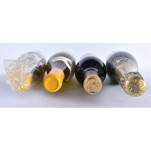 338 - FIVE BOTTLES including Vincent Jacoulot, Montagny 2004, Château Les Tuileries 1998, Zelli Champagne,... 