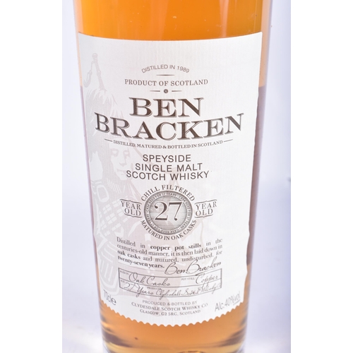 339 - BEN BRACKEN 27 YEAR OLD SINGLE MALT.