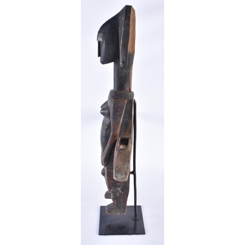 441 - A LARGE AFRICAN TRIBAL BAMANA CARVED WOOD DOOR LOCK. 54 cm x 35 cm.