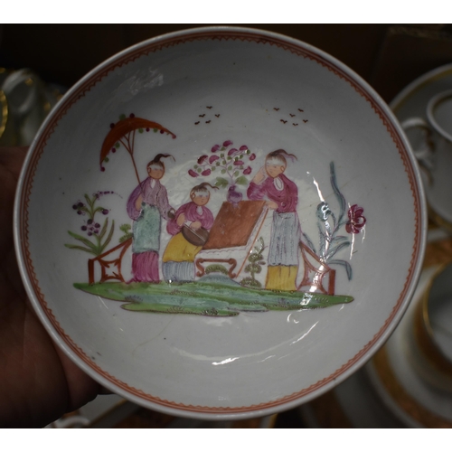 46 - ASSORTED EARLY 19TH CENTURY WORCESTER TEAWARES including cups and saucers. (qty)