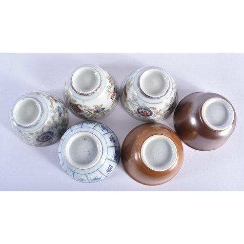 71 - ASSORTED 18TH CENTURY CHINESE EXPORT TEABOWLS AND SAUCERS Kangxi to Qianlong. (qty)