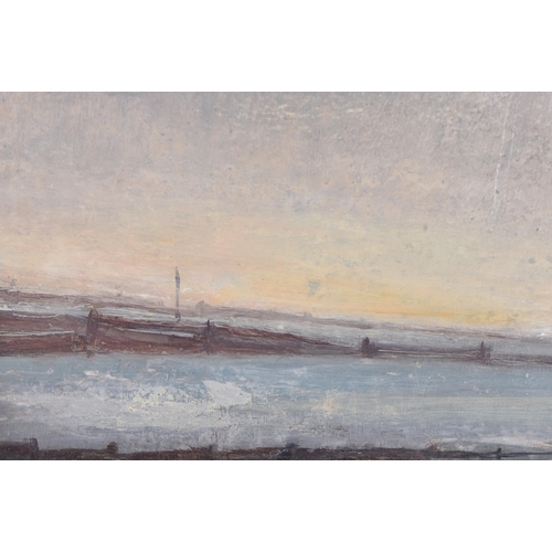 92 - British School (20th Century) 3 x oil on boards, Coastal scenes. Largest 68 cm x 34 cm. (3)