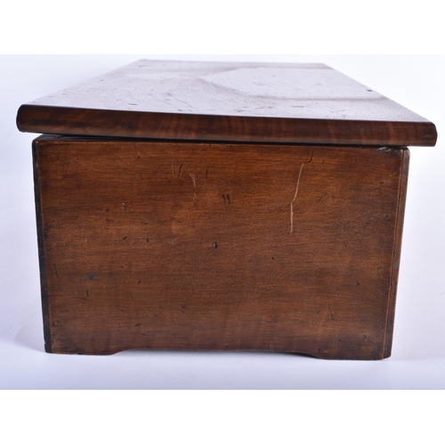 1015 - A LATE 19TH CENTURY SWISS SIX AIR MUSICAL BOX. 43.5 cm wide, length of barrel 22.5 cm wide.