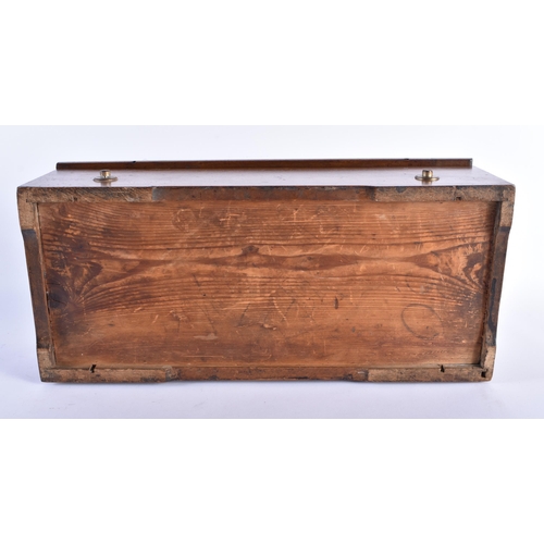 1015 - A LATE 19TH CENTURY SWISS SIX AIR MUSICAL BOX. 43.5 cm wide, length of barrel 22.5 cm wide.