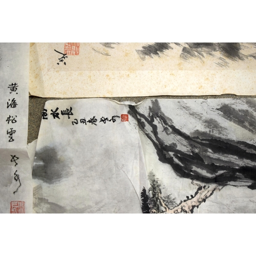 1023 - ASSORTED CHINESE PAINTINGS. (qty)