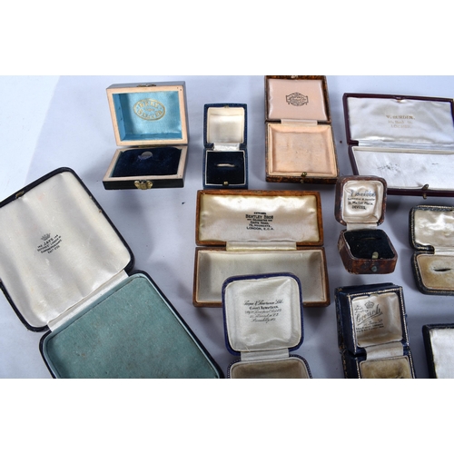 1077 - Twelve Antique Jewellery Boxes