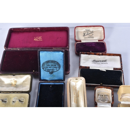 1079 - Twelve Antique Jewellery Boxes