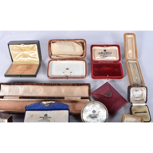 1080 - Twelve Antique Jewellery Boxes