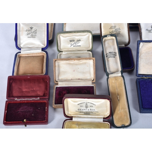 1082 - Twelve Antique Jewellery Boxes