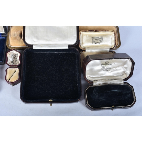 1083 - Twelve Antique Jewellery Boxes