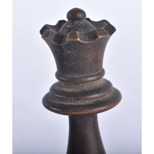 703 - TWO ANTIQUE CHESS SETS. (qty)