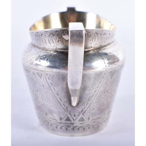 760 - A VICTORIAN SILVER SUCRIER. 103 grams. Birmingham 1893. 13.5 cm x 6.5 cm.