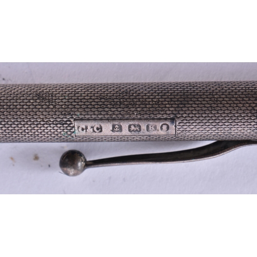 768 - 4 x .925 sterling silver pencils inc propelling, lifelong etc. 55.2 grams. 13 cm long. (4)