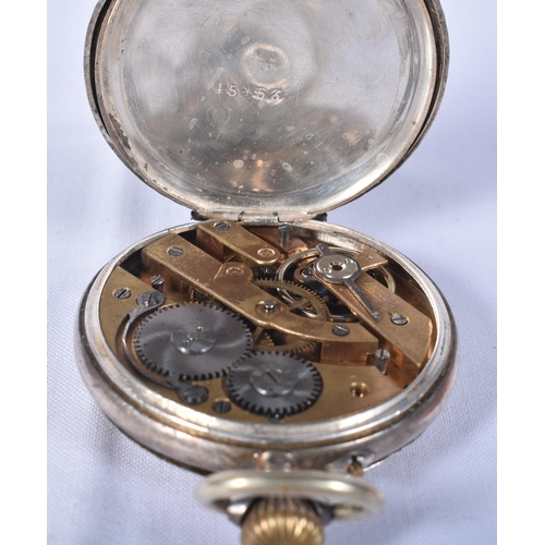 787 - Mens Vintage Open Face 925 Silver Pocket Watch.   Movement - Hand-Wind.   WORKING - Running.   Dimen... 