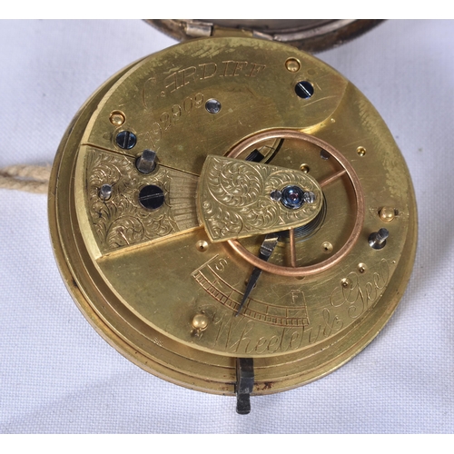 802 - A Victorian Open Face Silver Pocket Watch.  Movement - Hand-Wind.  WORKING - Running.  Hallmarked Bi... 