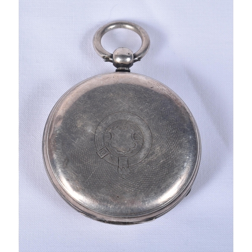 807 - A Victorian Open Face Silver Fusee Pocket Watch.  Hallmarked London 1860.  Movement - Hand-Wind.  SP... 